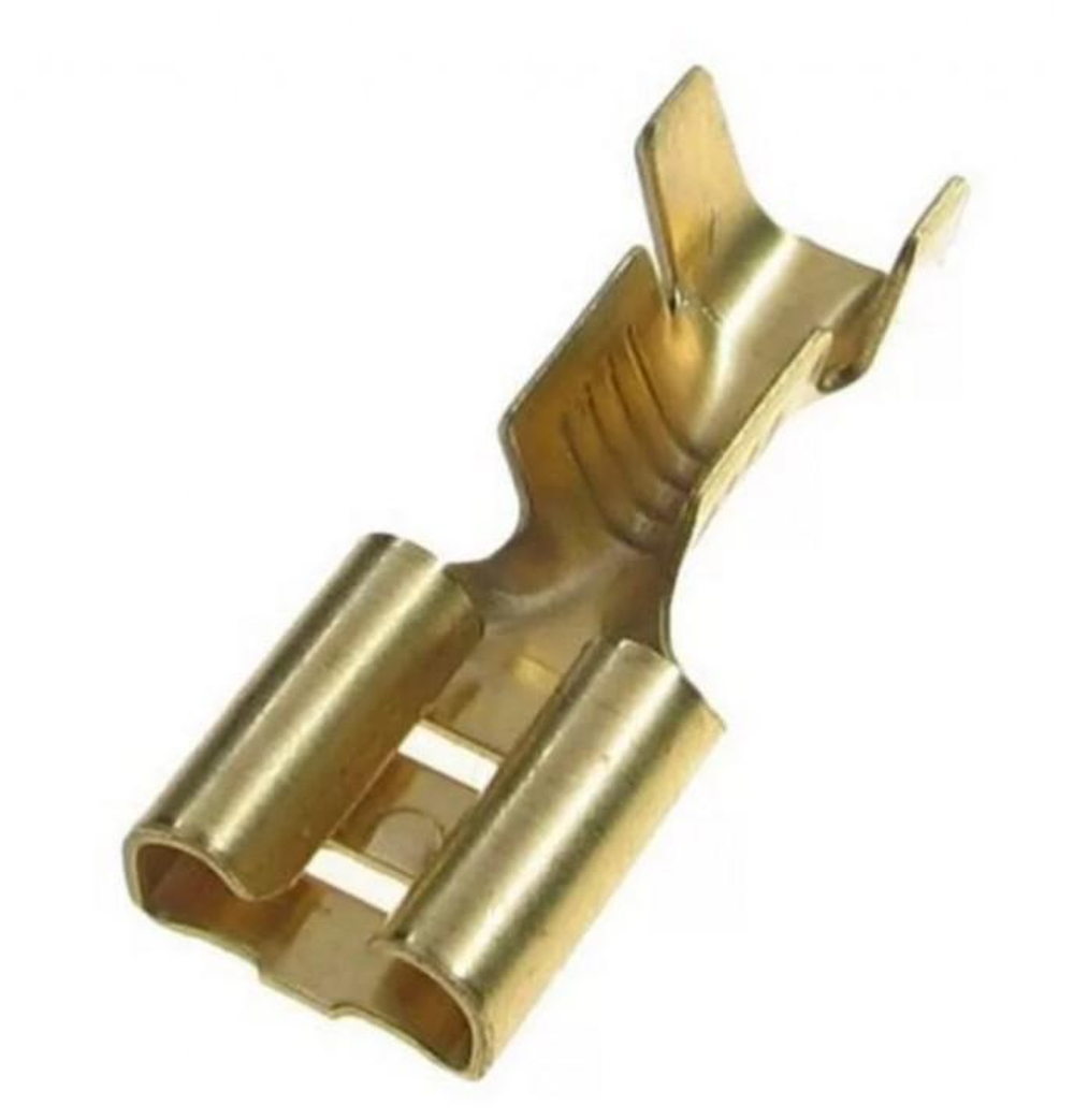 Клемма Мама 2101-07    6,3 стандарт Латунь (луженая) фиксир эл Маяк МГФ-63-0,5-1,5 104009