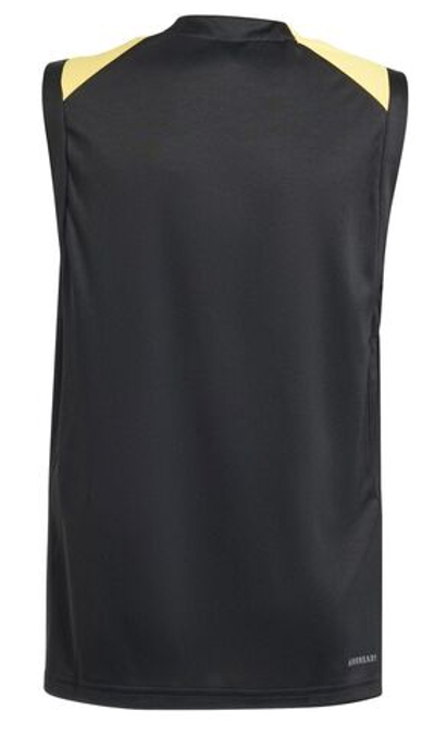 Футболка для девочки теннисная Adidas Girls Aeroready Pro Tank - white/orange/black