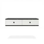 Подвесной туалетный столик консоль Royal 5310 эко (Мрамор Неро-р.черная)