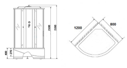 Душевая кабина Niagara NG-7310 R