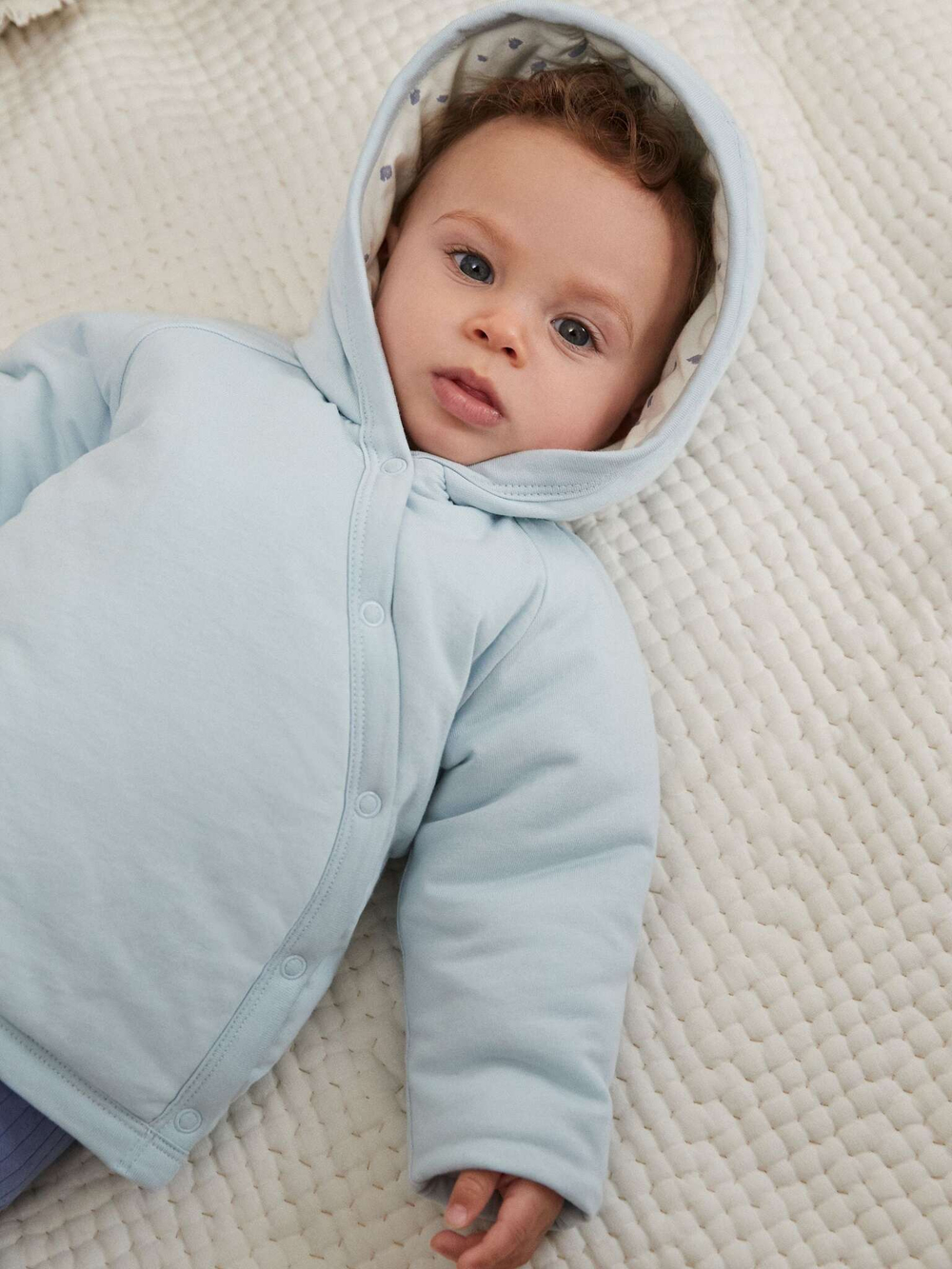 Куртка с запахом для малышей Next K82-018, Голубой