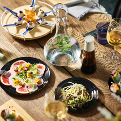 IKEA HALVTOM  (ИКЕА ХАЛВТОМ)  -  Бутылка с наливным горлышком, стекло/коричневый, 19 см