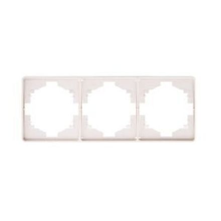 Рамка ROUND 3-постовая перламутр KRANZ