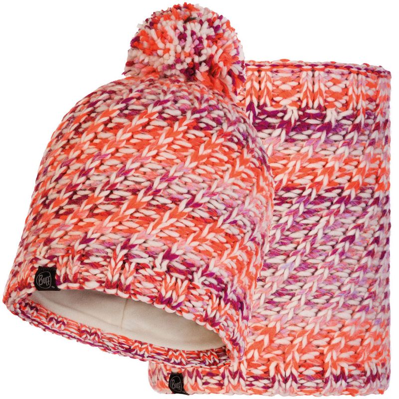 Комплект вязаный шапка-шарф Buff Knitted Polar 	Valya Cru Фото 1