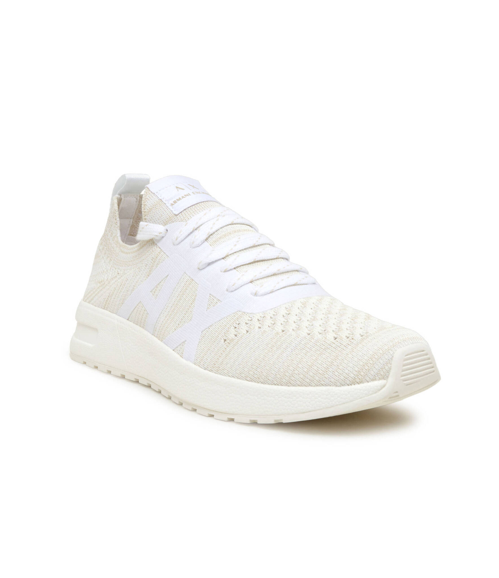 Кроссовки ENGLISH Armani Exchange - кремовый(XUX207 XV810)