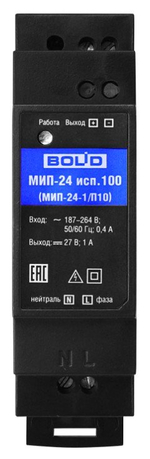 МИП-24 исп.100 (МИП-24-1/П10) Модуль источника питания