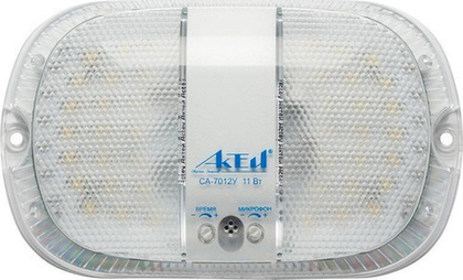 Светильник LED ДБП Персей 11Вт 4000К 1300Лм IP30 акустич. датчик Актей СА-7012У