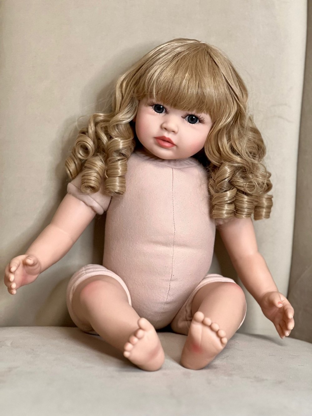 Кукла Реборн мягконабивная 60см в пакете (FA-168)