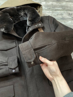 Кашемировое пальто Loro Piana с мехом