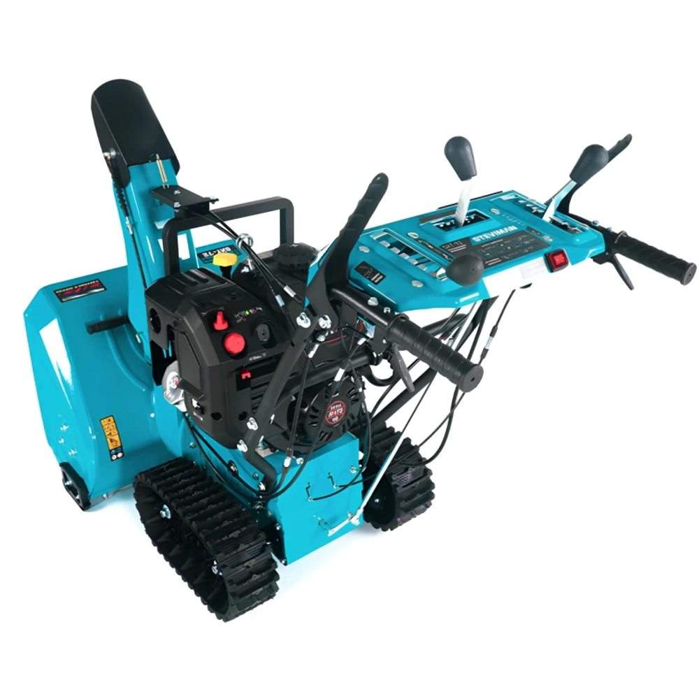 STEVIMAN SXT-72 снегоуборщик бензиновый гусеничный 10 л.с. ковш 72 см, выброс 15 м, 6 вперед/2 назад SX-1072T-2505
