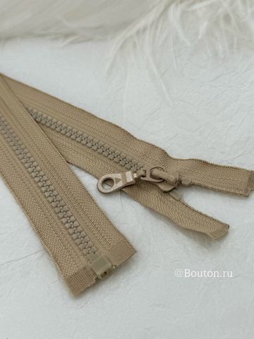Молния тракторная бежевая