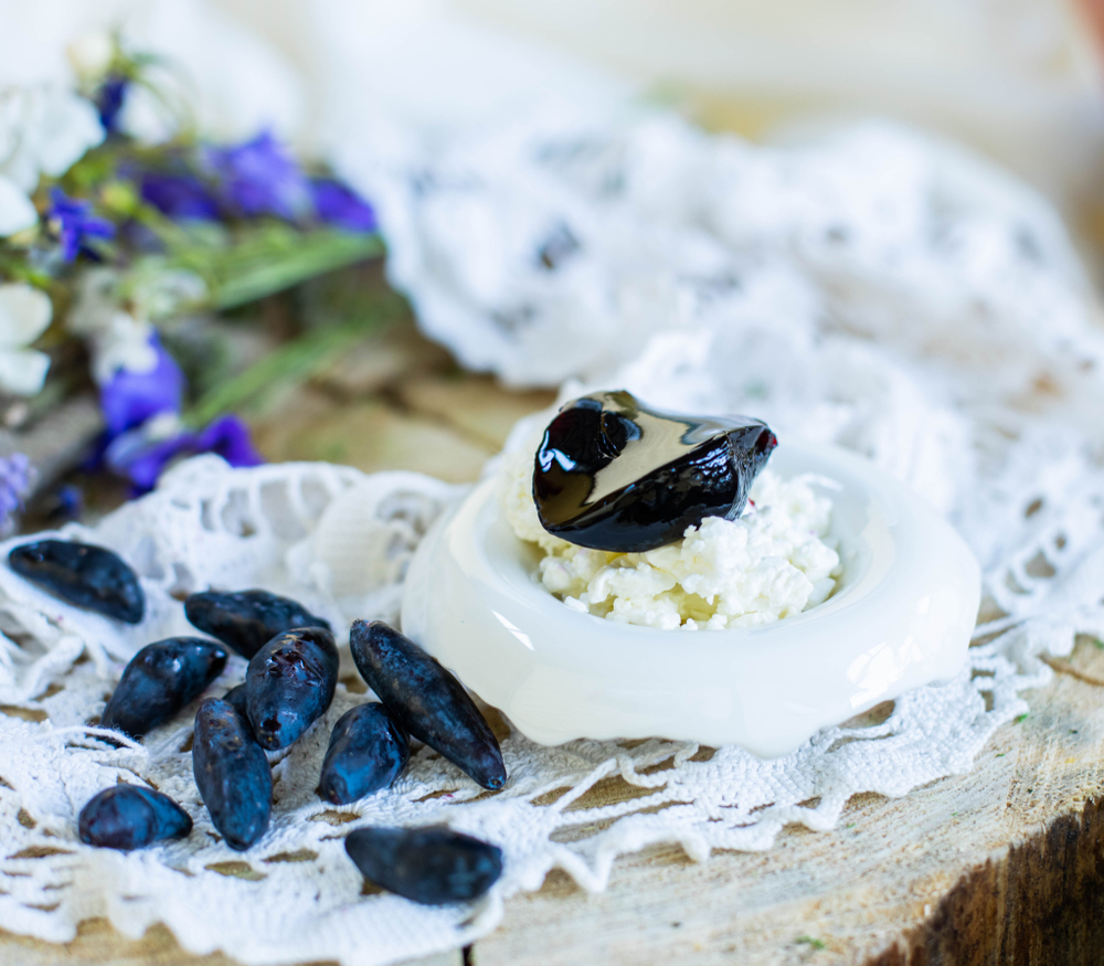 Конфитюр из жимолости с сиропом топинамбура, 280 г