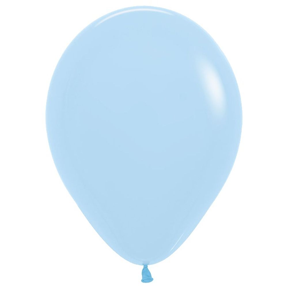 Воздушные шары Sempertex, цвет 640 макарунс нежно-голубой, 100 шт. размер 5&quot;