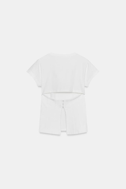 ZARA ТОП-КОРСЕТ, БЕЛЫЙ