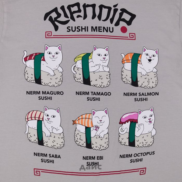 Футболка мужская Ripndip Sushi Nerm Tee артикул:RND10229 - купить в магазине Дайс