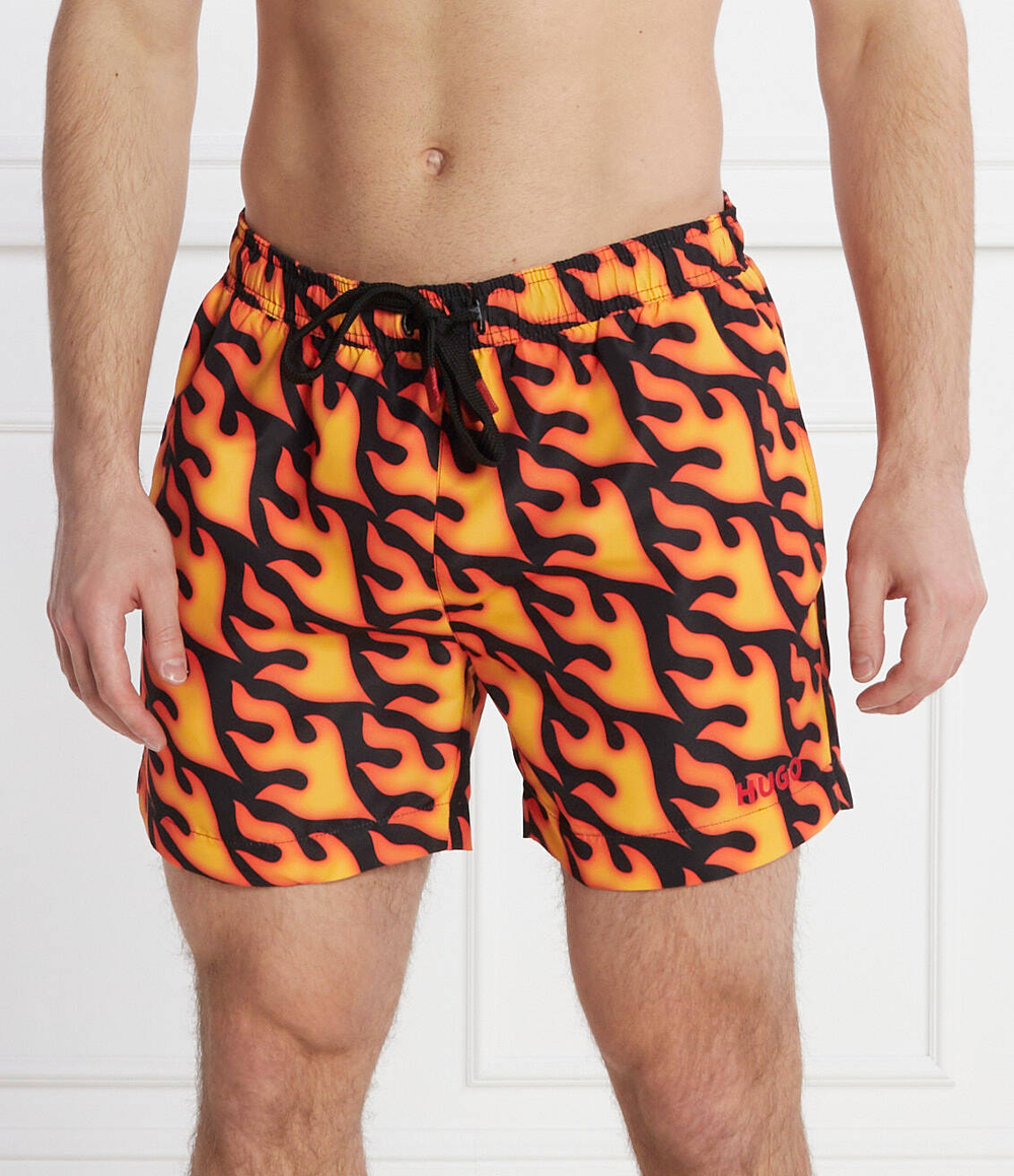 Шорты для плавания BLAZE Hugo Bodywear - оранжевый(50510180)