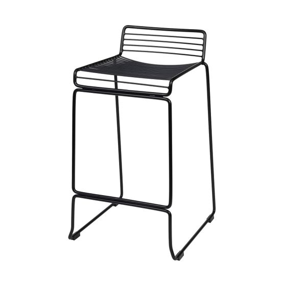 Полубарный стул Hero черный