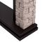 Портал Firelight Bricks Wood Classic камень коричневый, шпон темный дуб — (4)