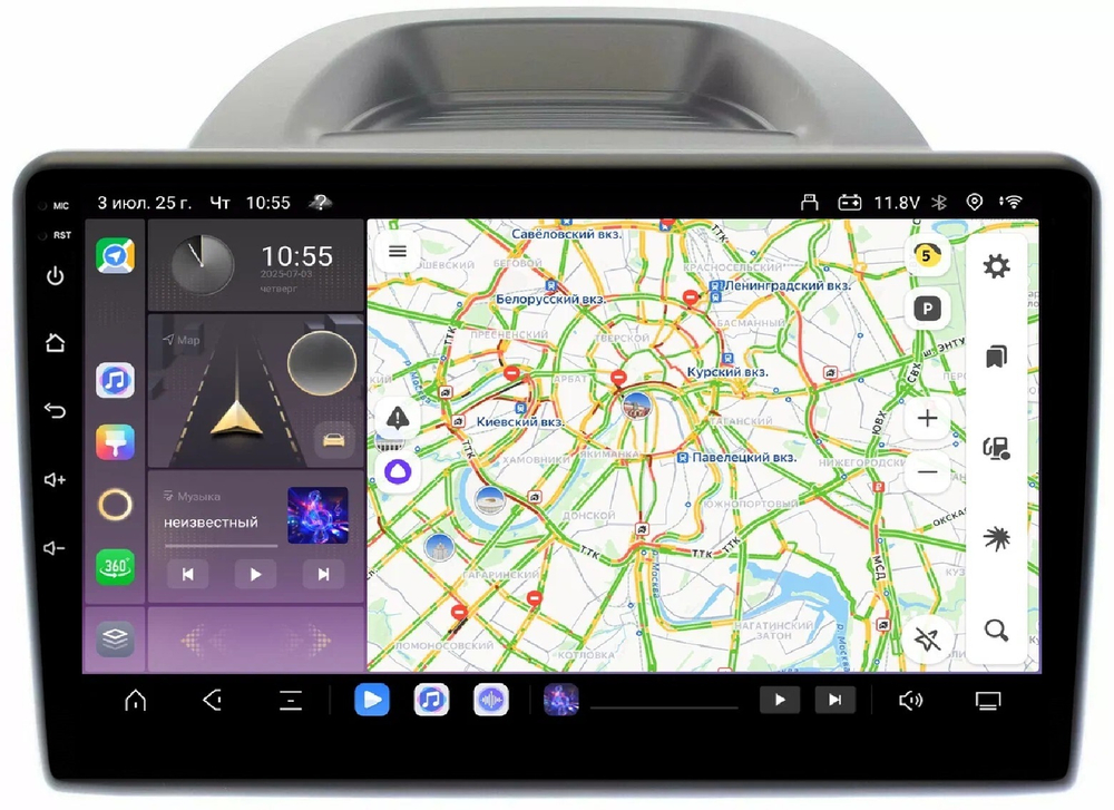 Магнитола для Ford Ecosport 2017-2019 - Carmedia OL-1283 QLed, Android 13, TS20, CarPlay, SIM-слот