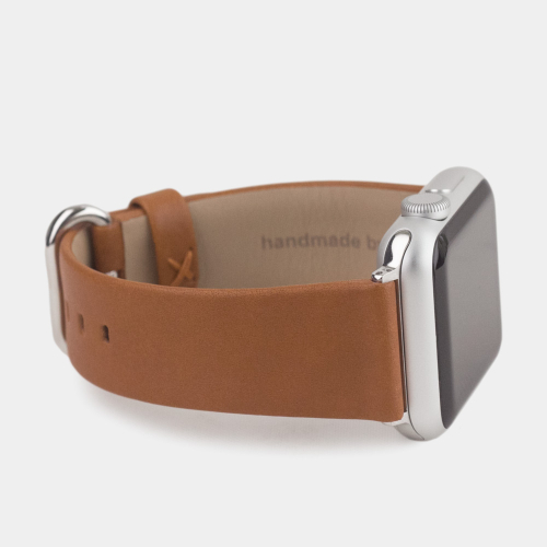 Ремешок для Apple Watch 40/41/42 mm из кожи теленка, коричневого цвета