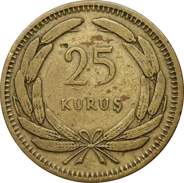 25 курушей 1949 Турция