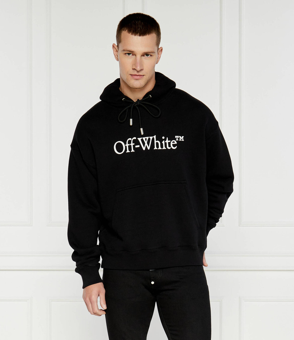 Худи BIG BOOKISH SKATE OFF-WHITE - черный(OMBB085C 99FLE012)