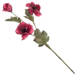 GAEM Цветок искусственный "Анемон", L19 W19 H69 см