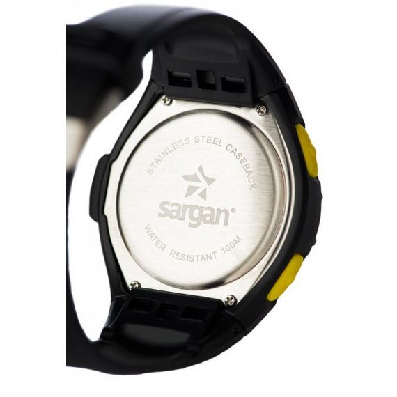 Водонепроницаемые мужские часы глубиномеры для дайвинга Sargan Вектор 100М Yellow Желтые