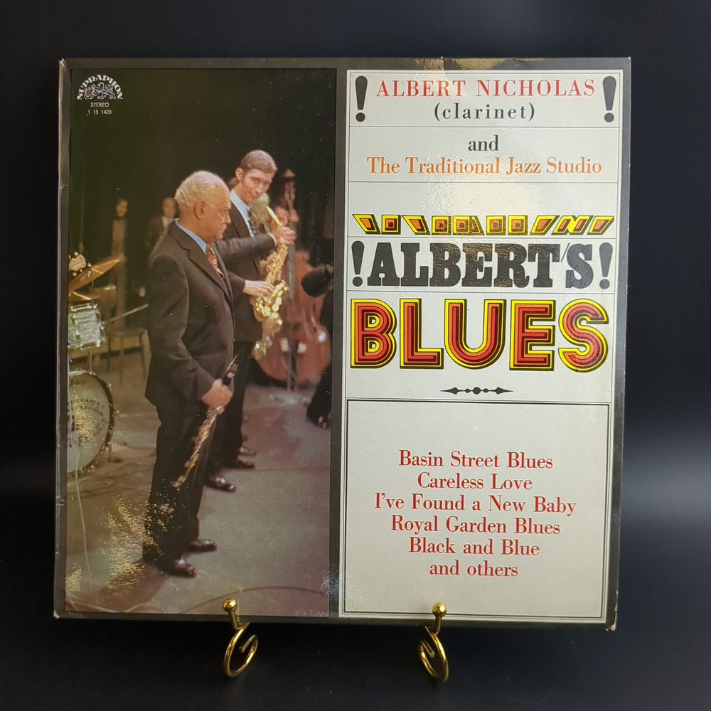 LP Albert Nicholas - Albert's Blues. Виниловая пластинка 12 дюймов. Czechoslovakia 1972 год
