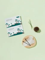 Round Lab Двухступенчатая маска для носа против чёрных точек Pine Calming Cica Nose Pack 5 шт