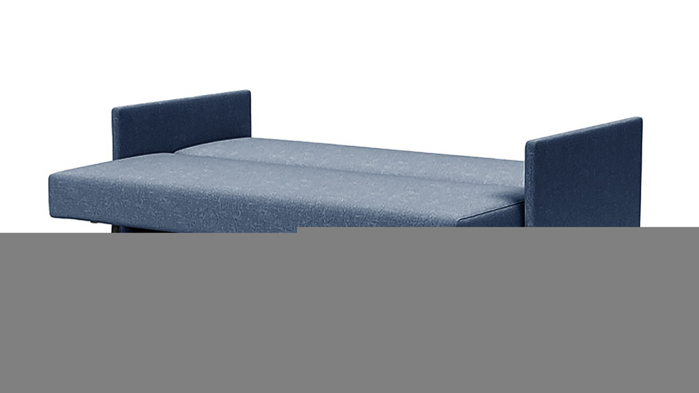 Диван Леонора Лайт Strong Plus 09 226*109*105 см, Синий Рогожка Еврокнижка Фиеста