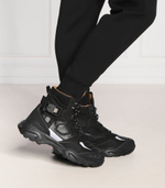 кожаные кроссовки kombat high Buscemi - черный(BCW22707)