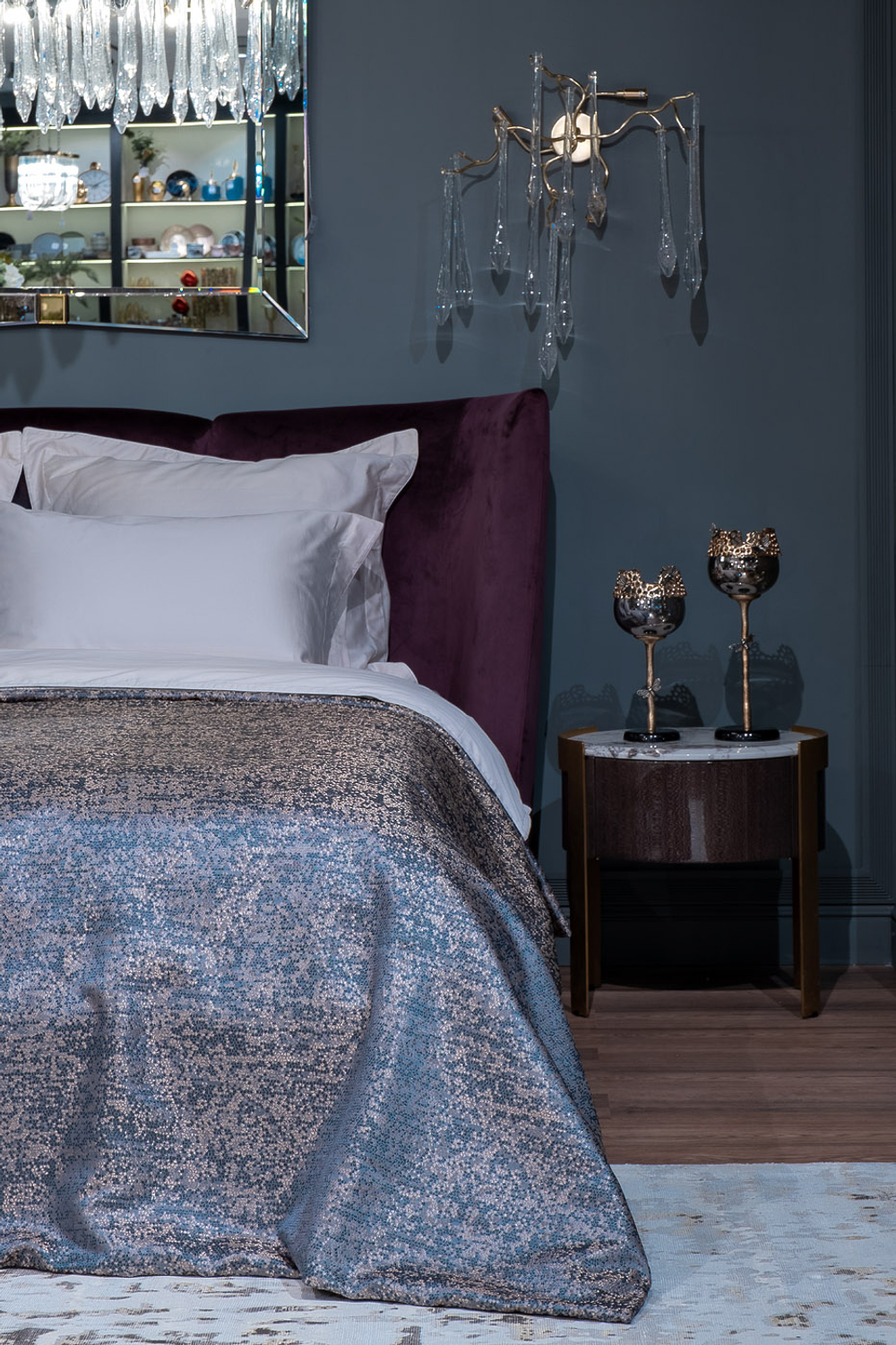 Бра "Капли" 34x55 см, металл цвет золото Garda Decor