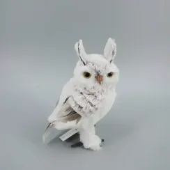 Декоративная фигура Полярная Сова 33*11*23 см., серый, пенопласт, Christmas DeLuxe (14308)