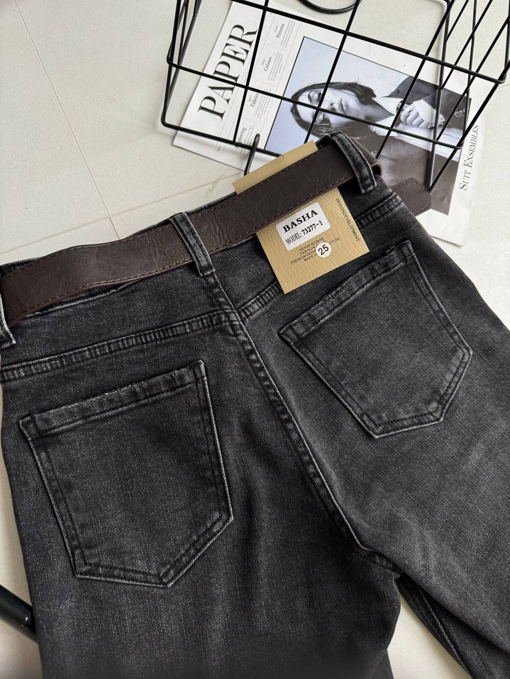 Брюки джинсовые жен. 73277-1 сер.