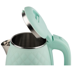 Чайник Homestar HS-1007 (1,7 л), зеленый, двойной корпус. 107007-SK