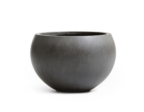 Кашпо TREEZ Effectory Beton Полусфера Тёмно-серый бетон д-32 см, в-23 см 41.3318-02-018-GR-32
