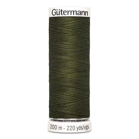 Нить Sew-All 200 м, Gutermann, 399 серо-оливковый хаки