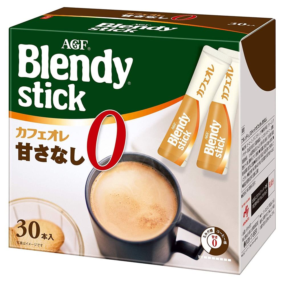 Кофе растворимый AGF Blendy Stick с молоком без сахара, 27 шт, 3 шт