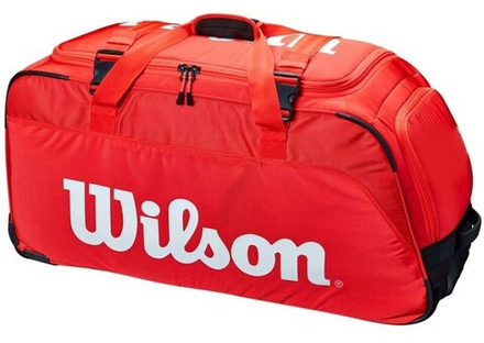 Сумка теннисная Wilson Super Tour Travel Wheeled Bag 2 - красный