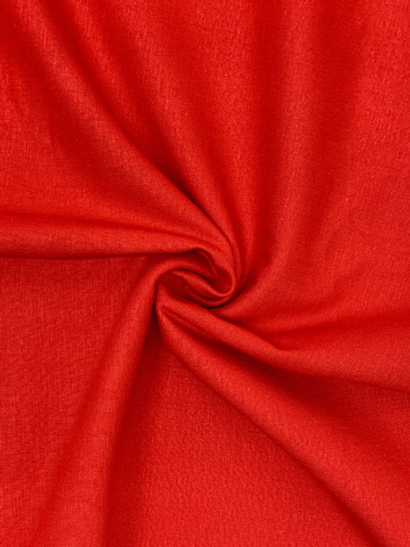 Костюмная лен, красный С4/3
