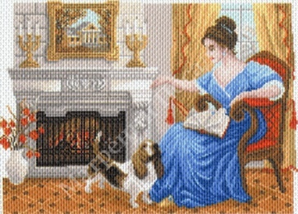 "Домашний уют"-1677 канва с рисунком