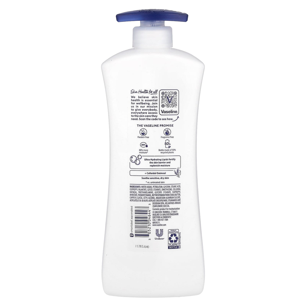 Vaseline, Intensive Care ™, лосьон для тела для чувствительной кожи, без отдушек, 600 мл (20,3 жидк. унц.)