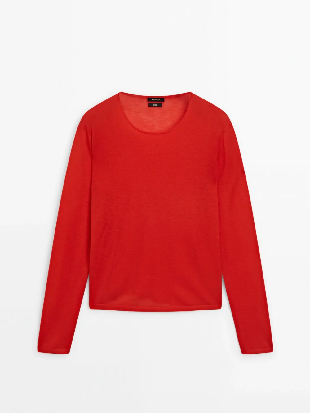 Massimo Dutti Свитер из 100% шерсти, оранжевый