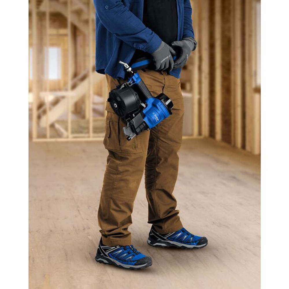 Пневматический кровельный нейлер для барабанных гвоздей ЗУБР CRN (22-45 мм), Профессионал (31920)