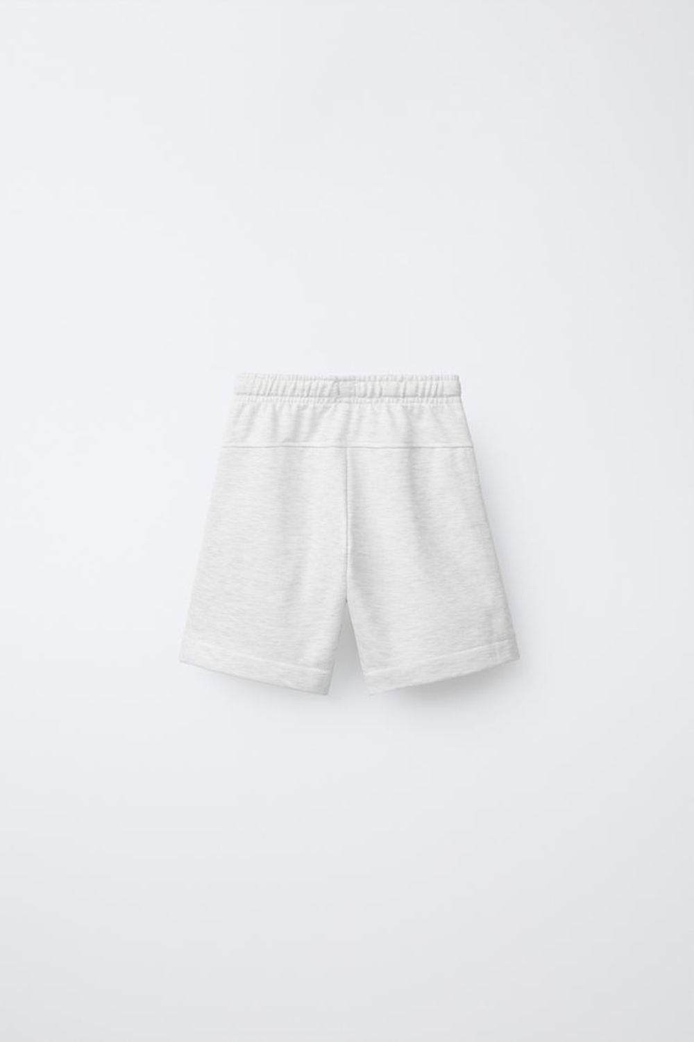 ZARA ОДНОТОННЫЕ ШОРТЫ, СЕРЫЙ МЕЛАНЖ