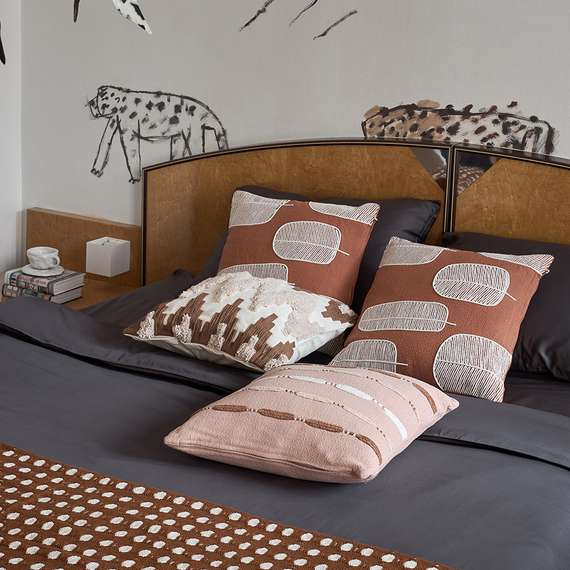 Подушка декоративная feather sketch из коллекции ethnic, 45х45 см