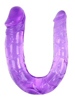 Фаллоимитатор двухсторонний Twin Head Double Dong фиолетовый 29,8 см