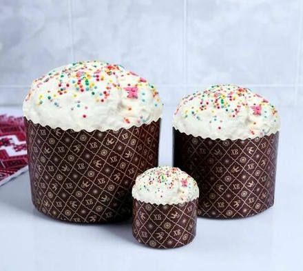 Форма для кулича "ХВ" D 9см, H 9см