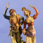 Фарфоровая мануфактура Capodimonte «Танцующая пара»